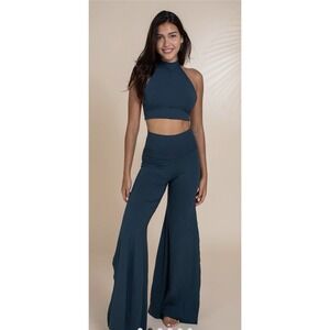 Royal Codes Cleopatra Slit Pants Sz S Navy